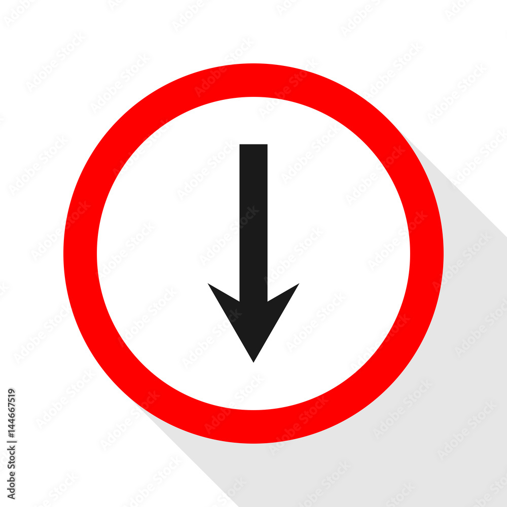 TRAFFIC SIGN FLAT DESIGN ICON LOGO TRAFFIC SIGN FLAT DESIGN ICON LOGO