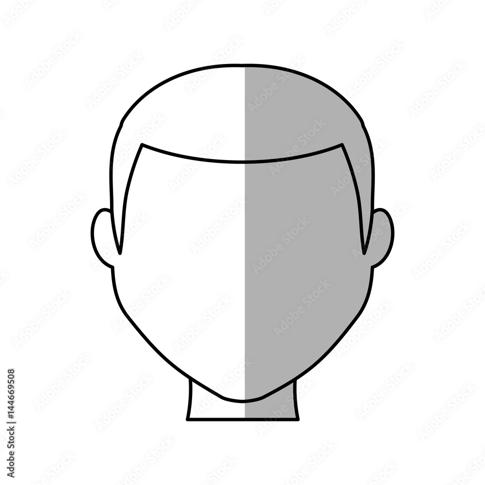 man face cartoon icon over white background. vector illustration man face cartoon icon over white background. vector illustration