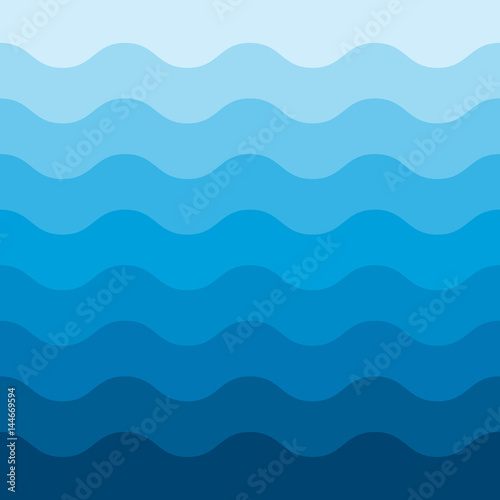 Abstract blue wave pattern background