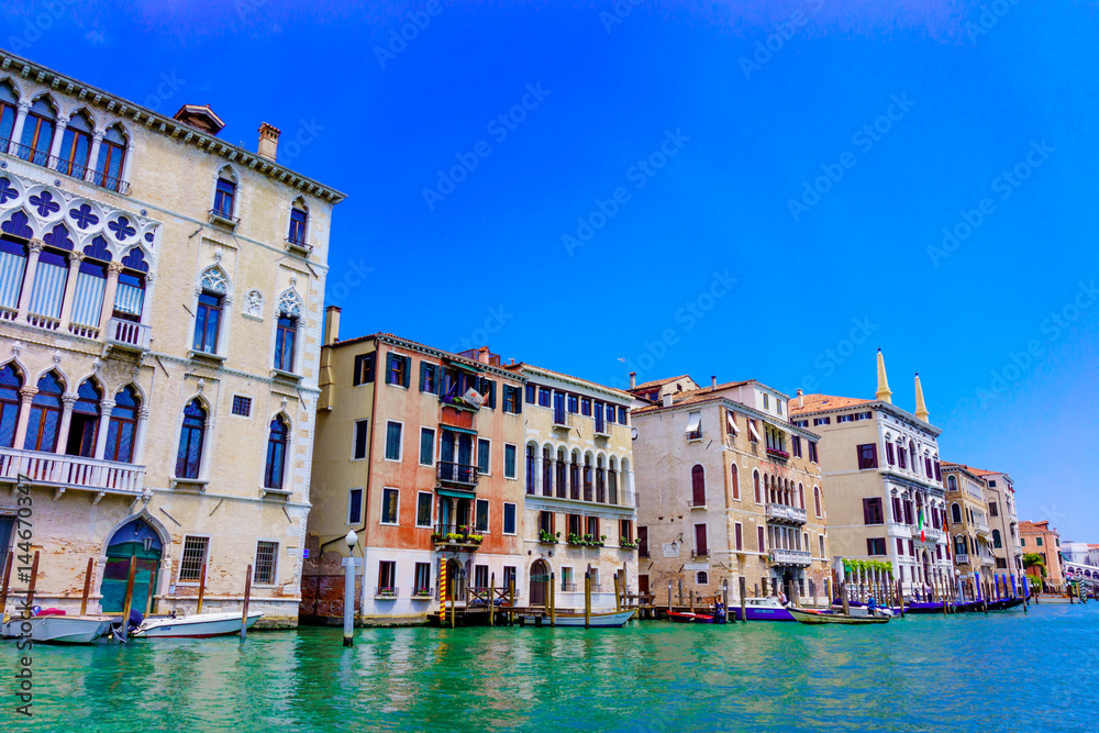 Grand Canal in Venice, Italy. Venice landmark