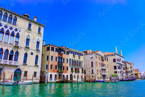 Grand Canal in Venice  Italy. Venice landmark