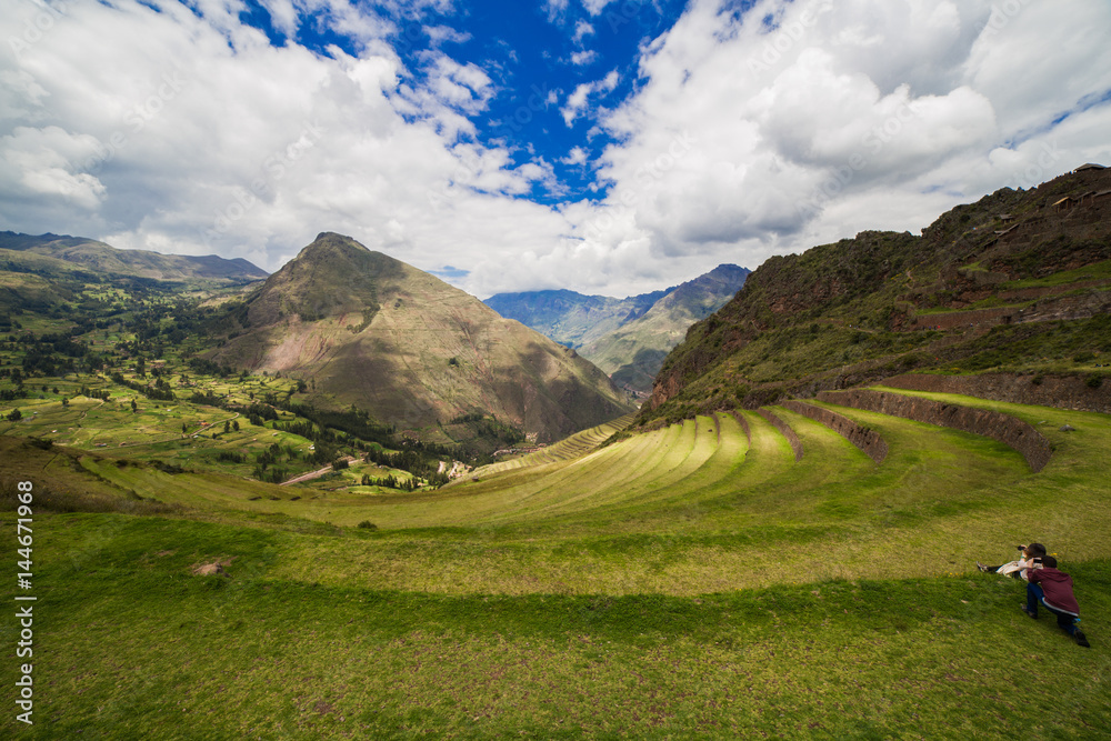 Pisac Peru, agricultura inca