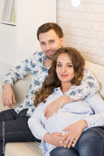 Pregnant wife and husband