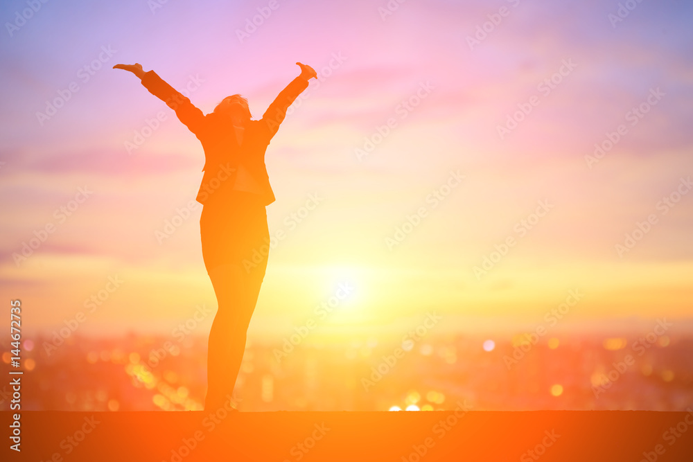 silhouette of businesswoman silhouette of businesswoman