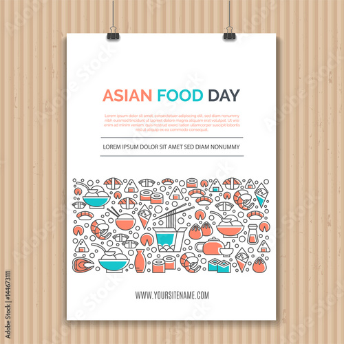 Asian food templates
