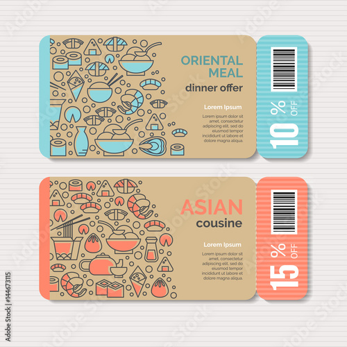 Asian food templates