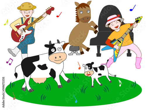 牧場のコンサート