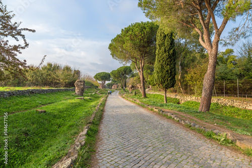 Canvas Print Rome, Italy. Appian Way, 312 BC.