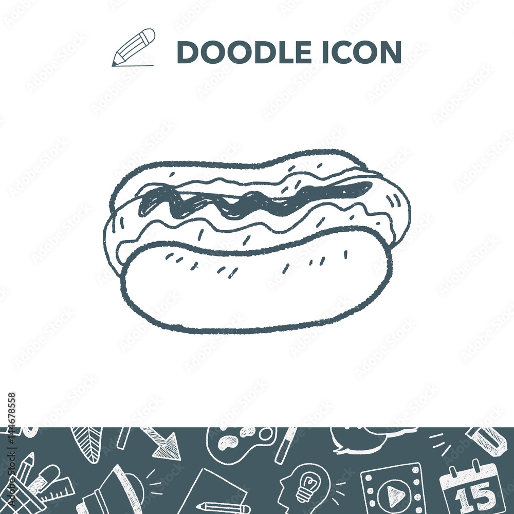 hot dog doodle hot dog doodle