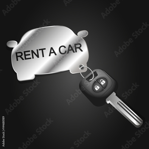 Car rental symbol for business