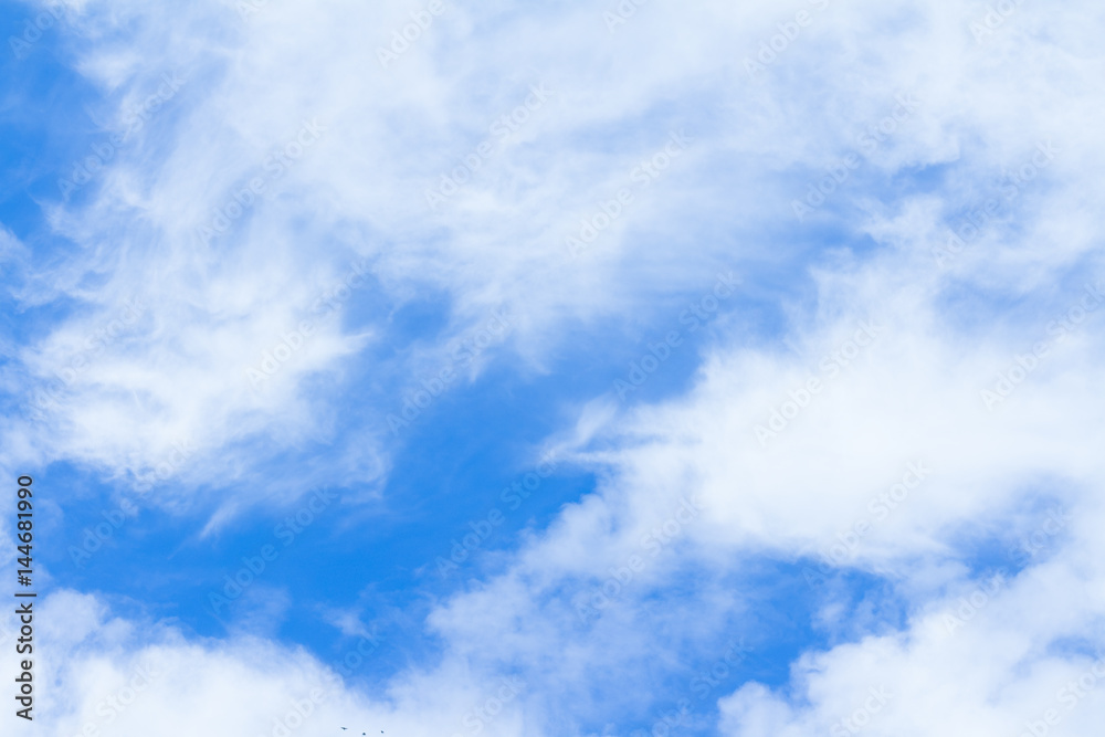 Blue Sky And Clouds. peaceful sky and cloud in good weather day Blue Sky And Clouds. peaceful sky and cloud in good weather day