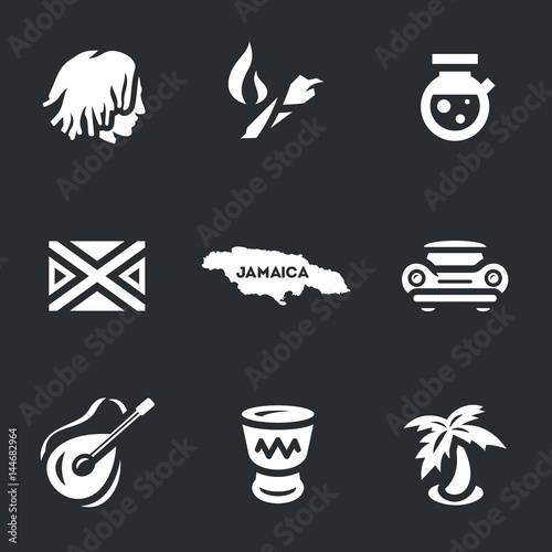 Vector Set of Jamaica Icons.