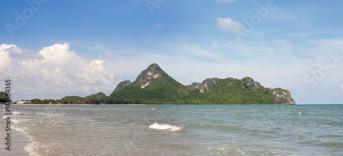 Sam Roi Yod Beach in Thai bay photo