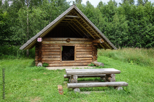 Public cabin for hikers in Estonia