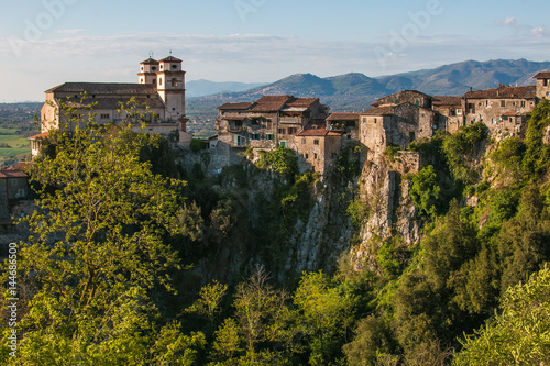 Veduta panoramica dell'antica città di Artena in Lazio