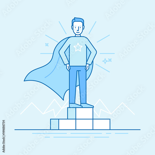 Business competition winner - super hero