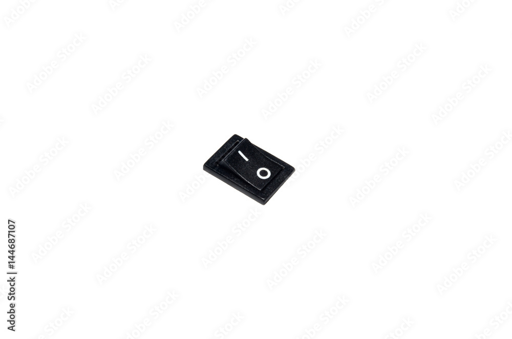 the black switch on a white background the black switch on a white background