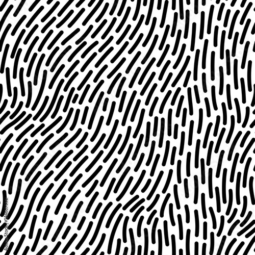 Abstract seamless pattern. Vector illustration in white and black colors.