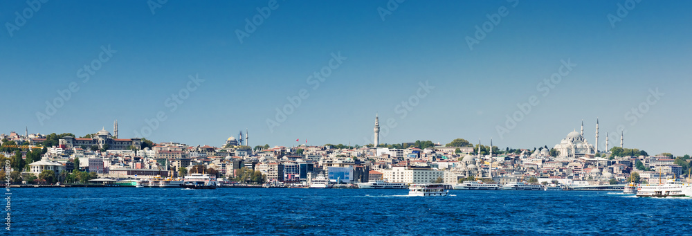 Sea front landscape of Istanbul, Turkey