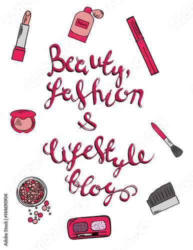 Fashion blog lettering.