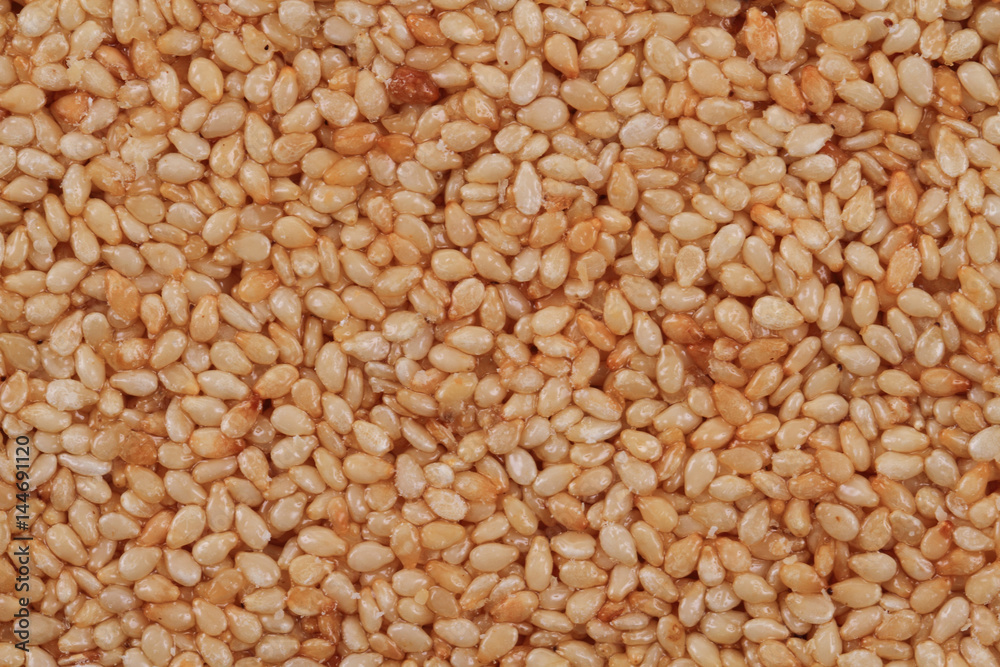 sesame seeds with honey texture sesame seeds with honey texture