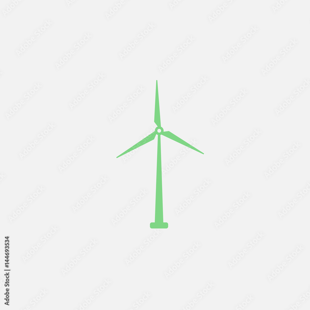 wind turbine vector icon wind turbine vector icon