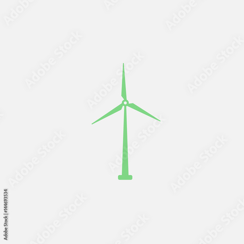 wind turbine vector icon