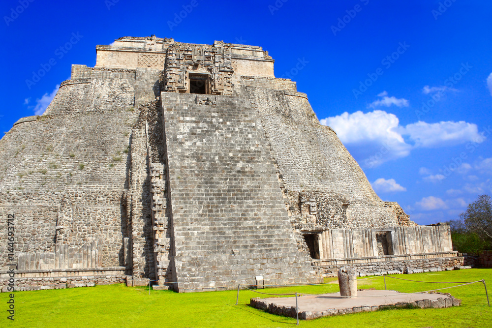 Pyramid of the Magician, Uxmal, Yucatan, Mexico