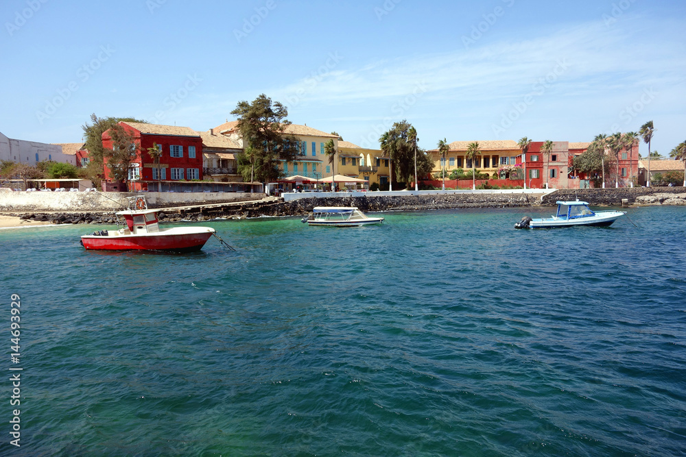 Obraz premium Ile de Goree Island, one of the earliest European settlements in Western Africa, Dakar, Senegal