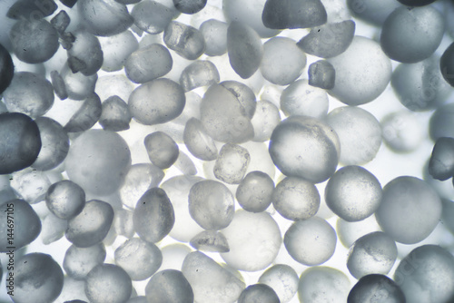 Tablou pe pânză The Microscopic World. Salt crystals.