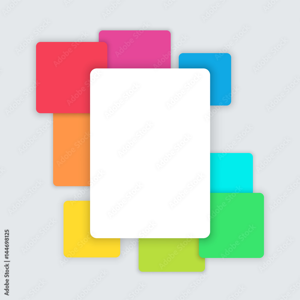Vector Simple Background Text Box Page Template D Vector Simple Background Text Box Page Template D
