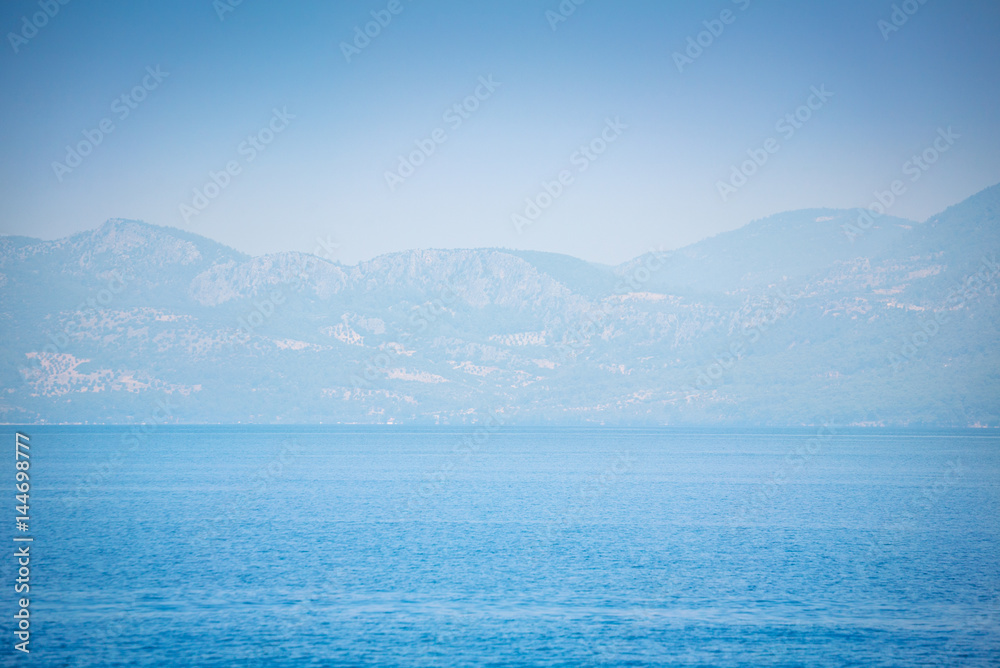 Aegean sea islands near Marmaris. Turkey