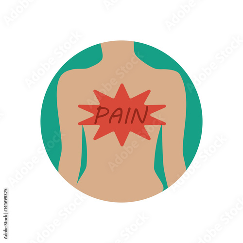 Back pain illustration