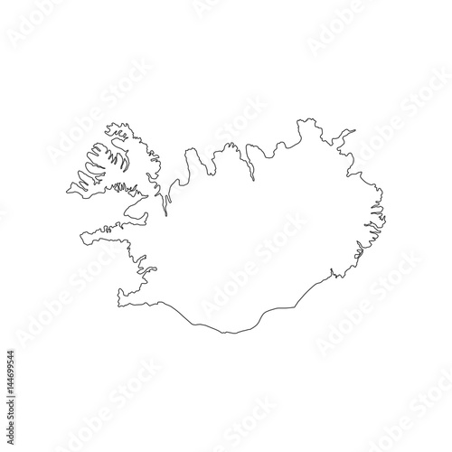 Republic of Iceland map