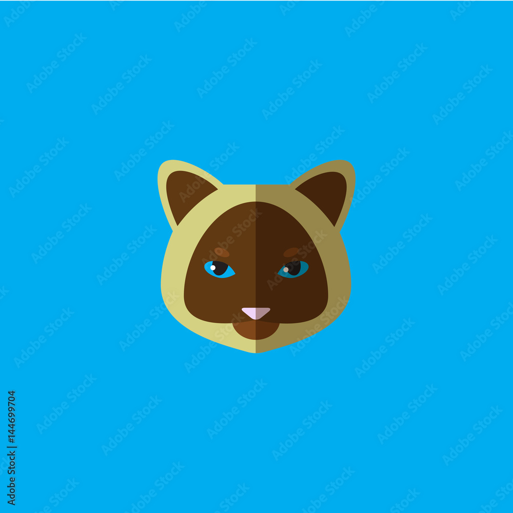 Animal Portrait Set with Flat Design/ Cat Collection / Vector Illustration Animal Portrait Set with Flat Design/ Cat Collection / Vector Illustration