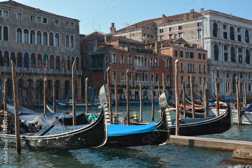 Gondolas in Venice