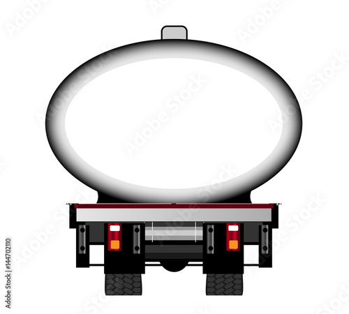 Fuel Tanker Copy Space