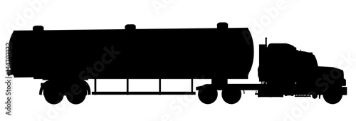 Tanker Truck Silhouette