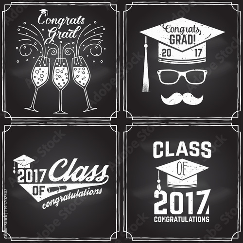 Vector Class of 2017 badge.