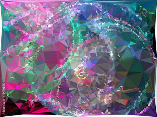 866255 Geometric low polygonal background. vector clip art.