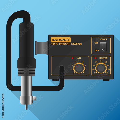 smd rework station for soldering electronics component