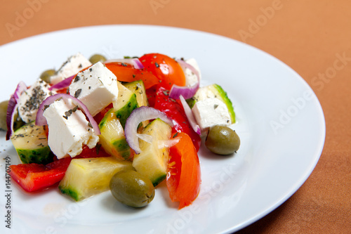 Fresh Greek salad bowl