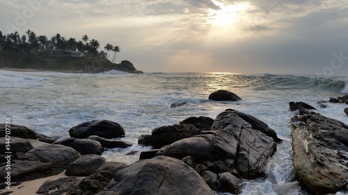 sunrise at Goyambokka beach