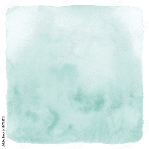 Abstract green watercolor on white background