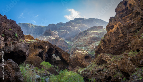 Masca rocky canyon, Tenerife photo