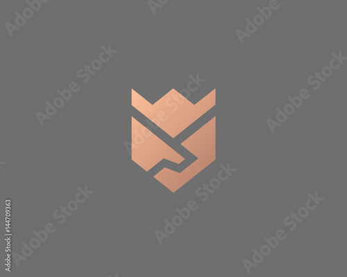 Handshake, wings, crown, flower vector logo. Deal, partnership shield logotype. Luxury team icon symbol