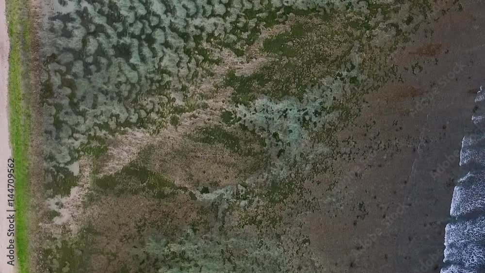 Top View of a Beautiful Ocean Floor Texture Top View of a Beautiful Ocean Floor Texture