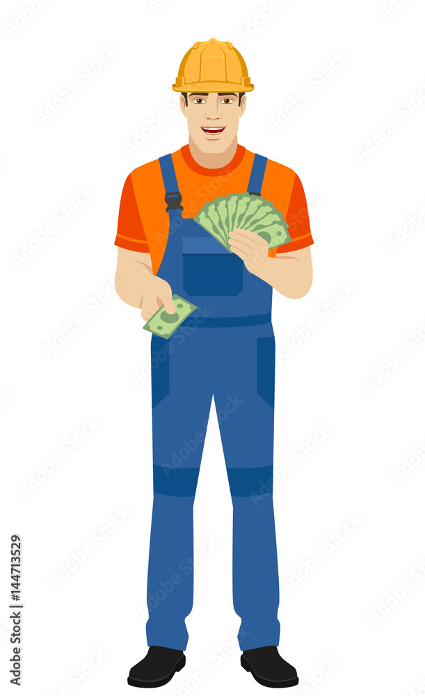 Builder with cash money