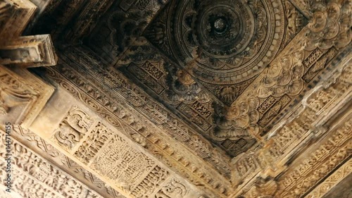 Old Hindu Sas-Bahu Temple in Rajasthan, near Udaipur, India. Beautiful Ancient Indian religion Architecture.