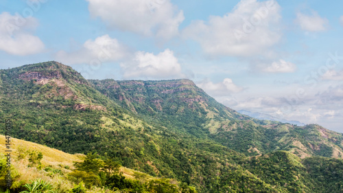 Fotografía Mount Thule, Mountains in with clouds sky